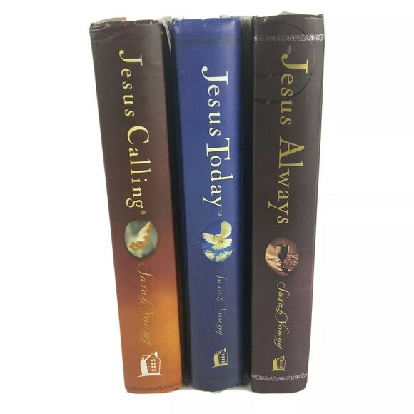 Jesus Calling Jesus Today Jesus Always Sarah Young Devotional Hardcover 3 Books - Picture 1 of 3